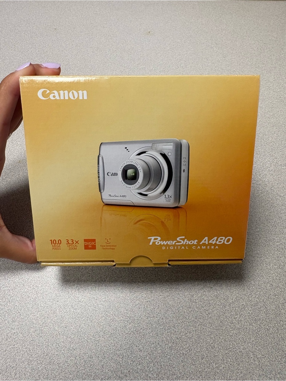 Canon PowerShot A480 With Box Digital Camera (brand New) With Memory